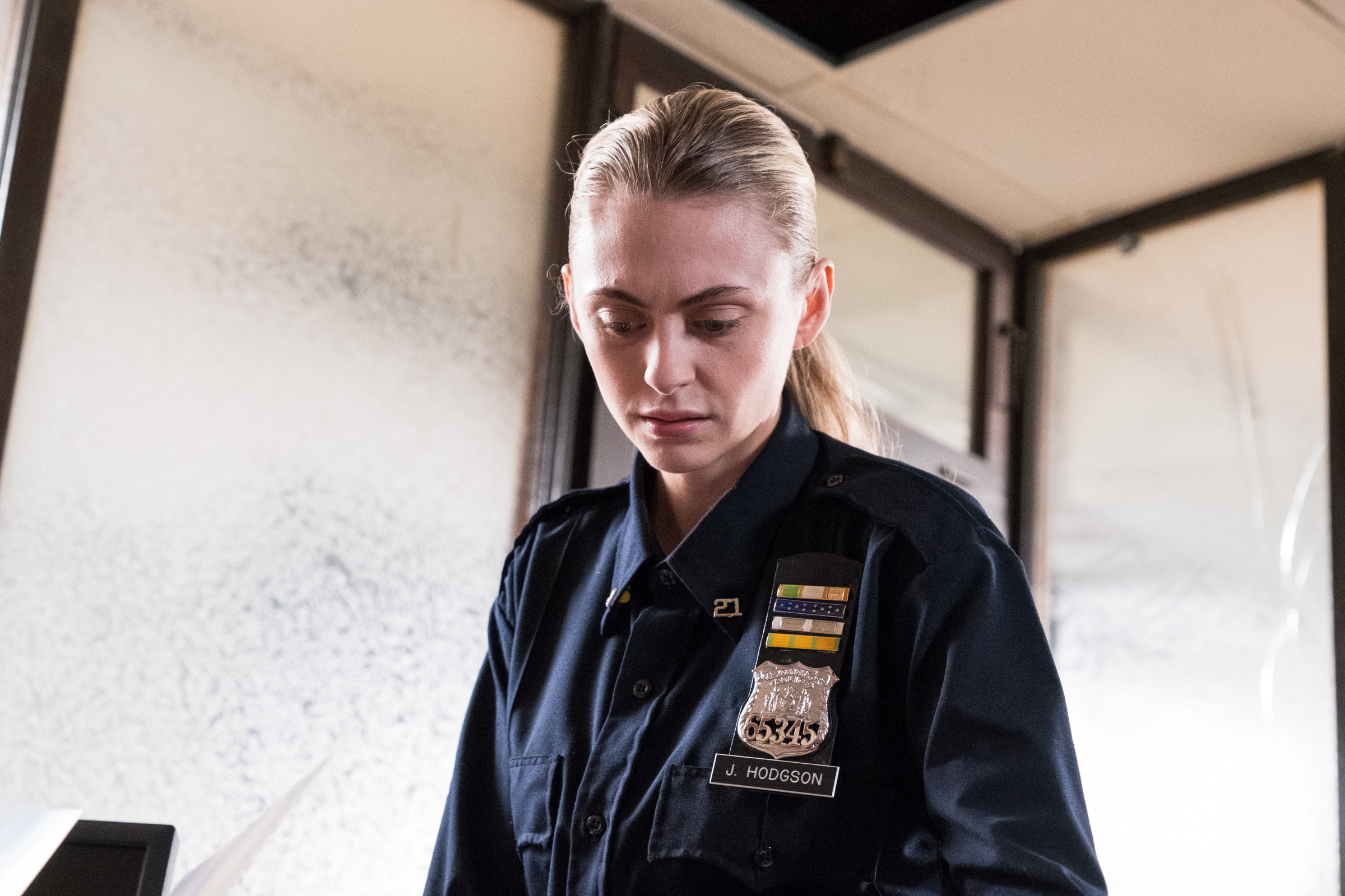 Officer Taylor at the station